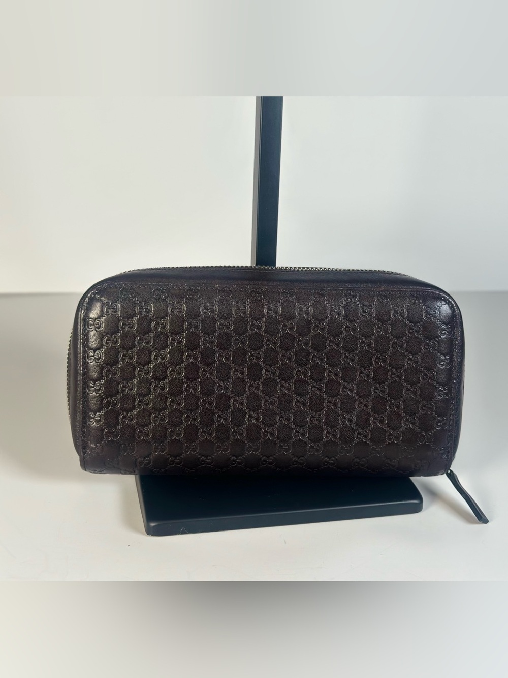 RARE Gucci Embossed GG Zip-Around Travel Wallet Organizer - Picture 3 of 14